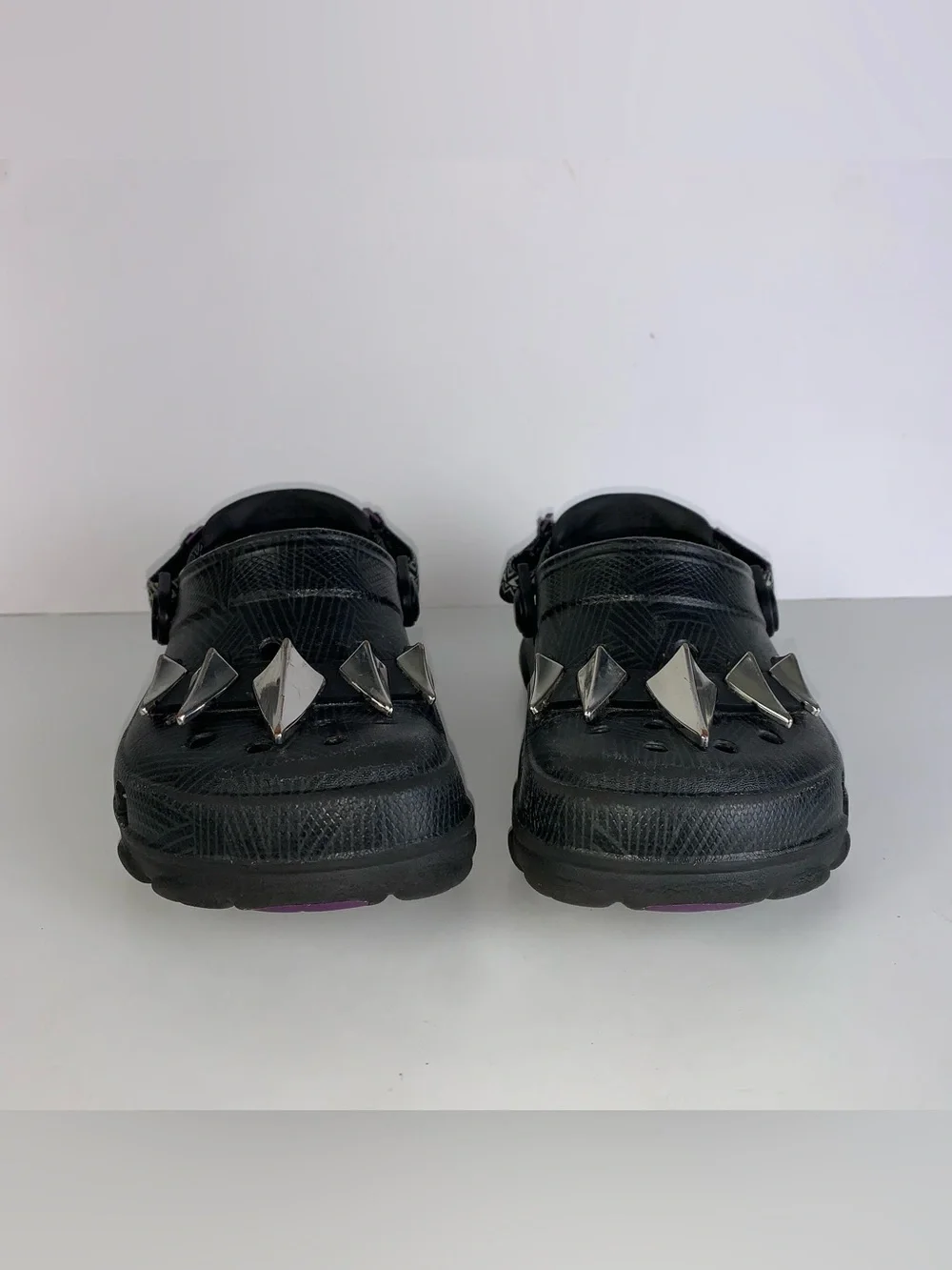 Crocs Marvel Black Panther Wakanda Shoes Size 11 boys